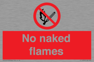 No naked flames